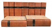 NINE VOLUME LEATHERBOUND SET O