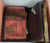 NINE VOLUMES OF AUTOGRAPHS AND