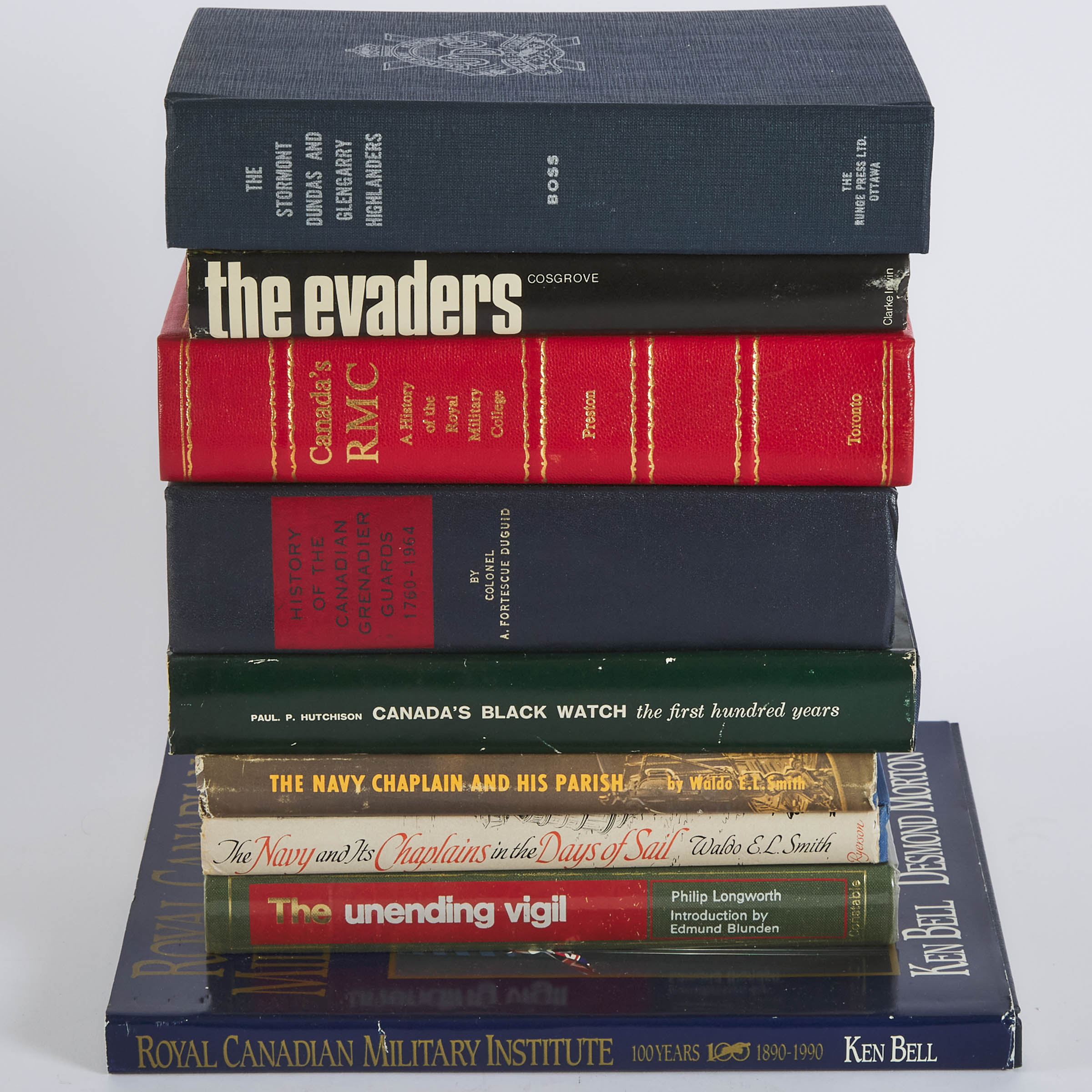 Nine Volumes Relating to Canadian