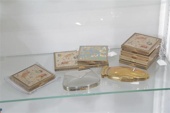 NINE VOLUPTE POWDER COMPACTS.