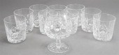 NINE WATERFORD CUT CRYSTAL OLD