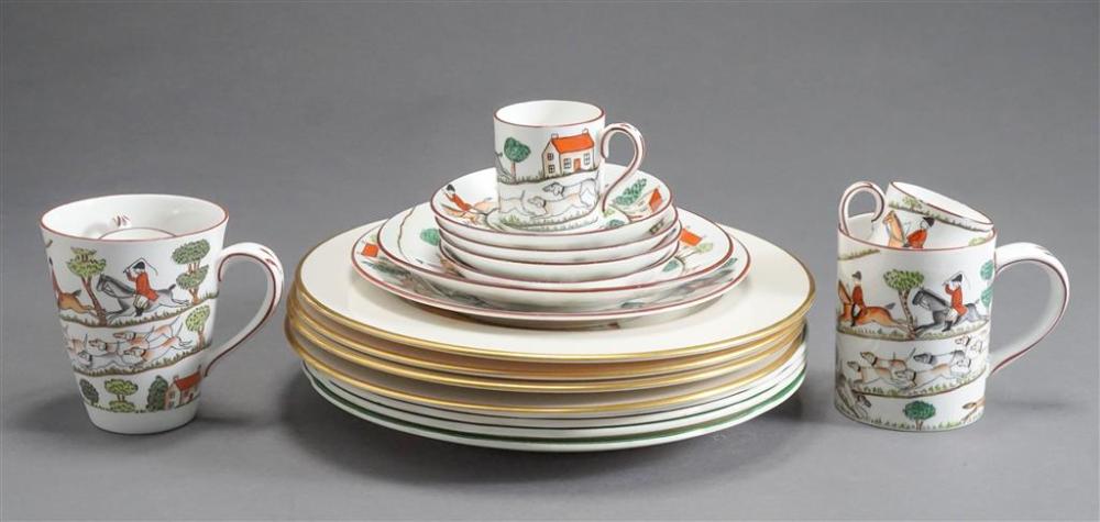 NINETEEN ASSORTED ENGLISH PORCELAIN