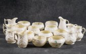 NINETEEN BELLEEK PORCELAIN CRE