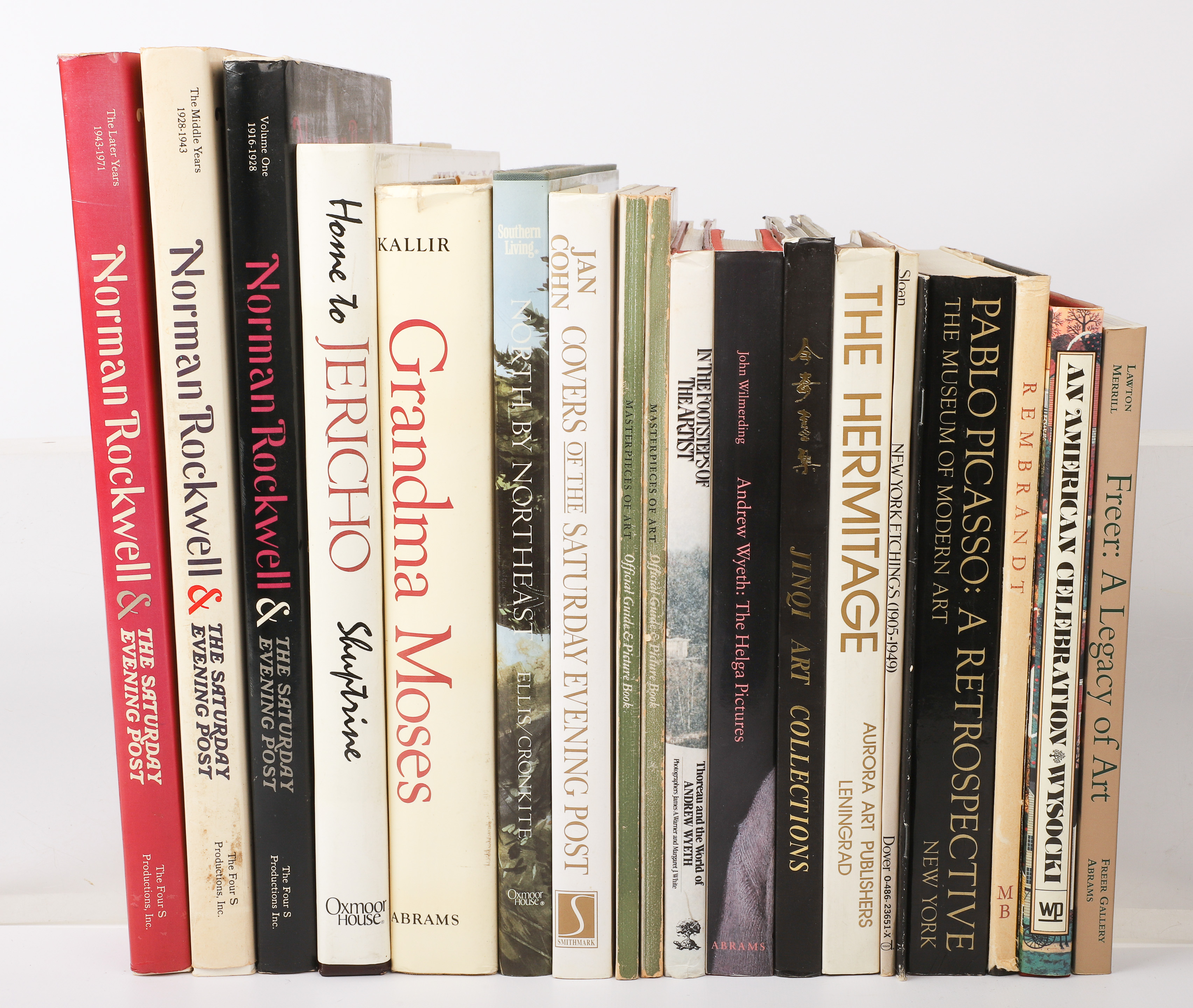 Nineteen books and pamphlets on art