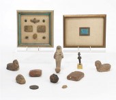NINETEEN EGYPTIAN & OTHER CARV