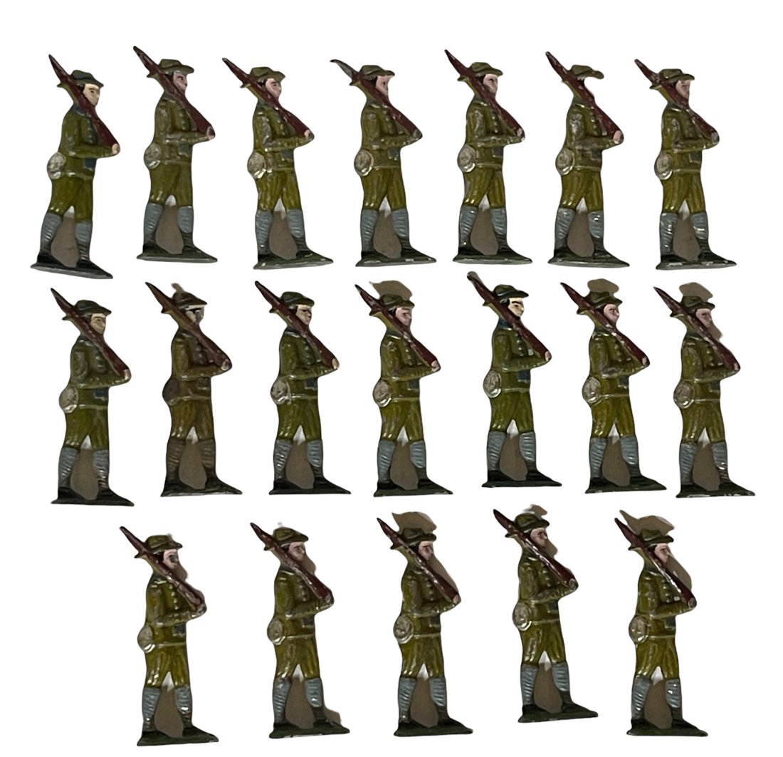 NINETEEN GERMAN CAST LEAD FLAT