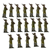 NINETEEN GERMAN CAST LEAD FLAT