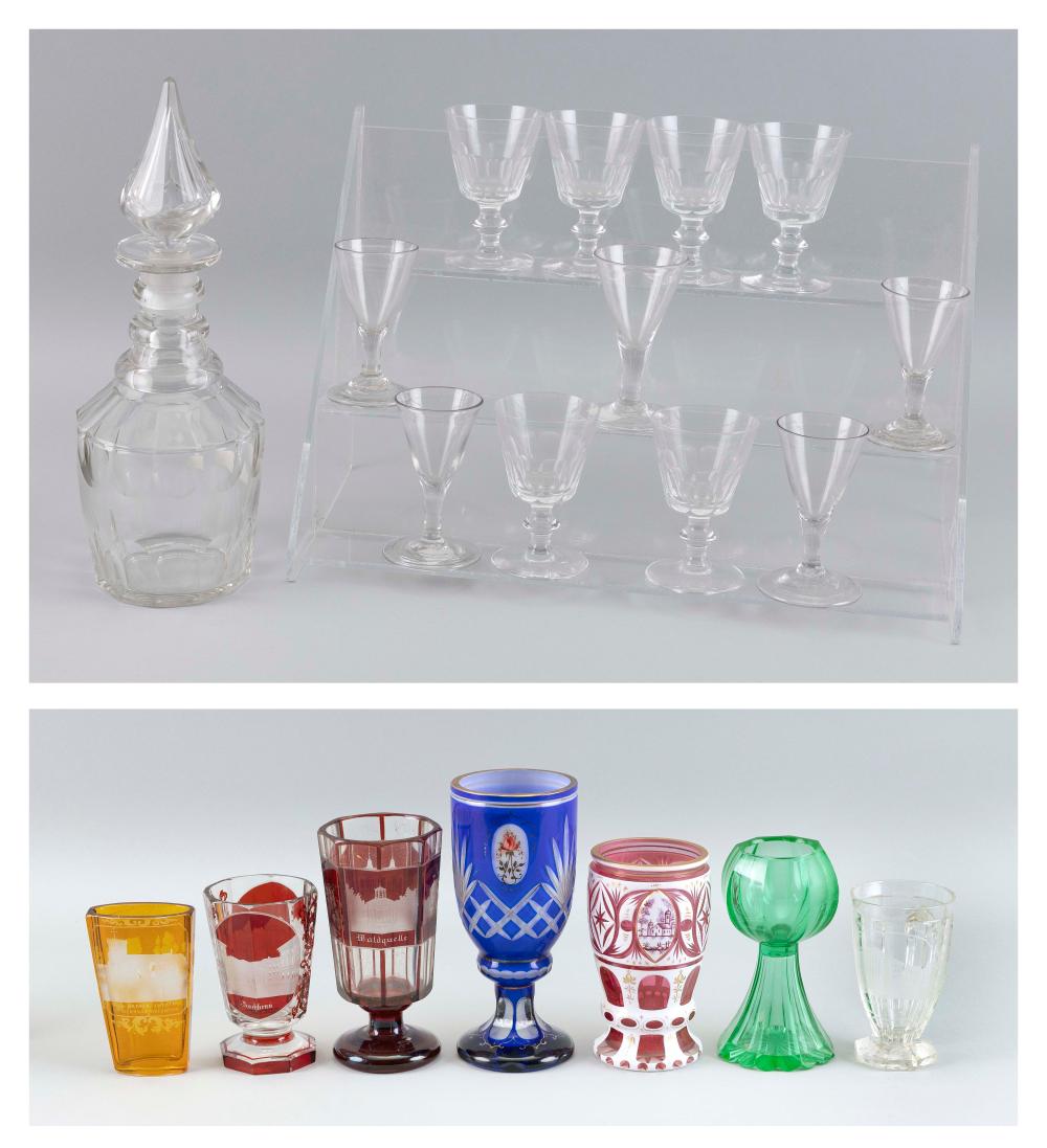 NINETEEN PIECES OF CRYSTAL