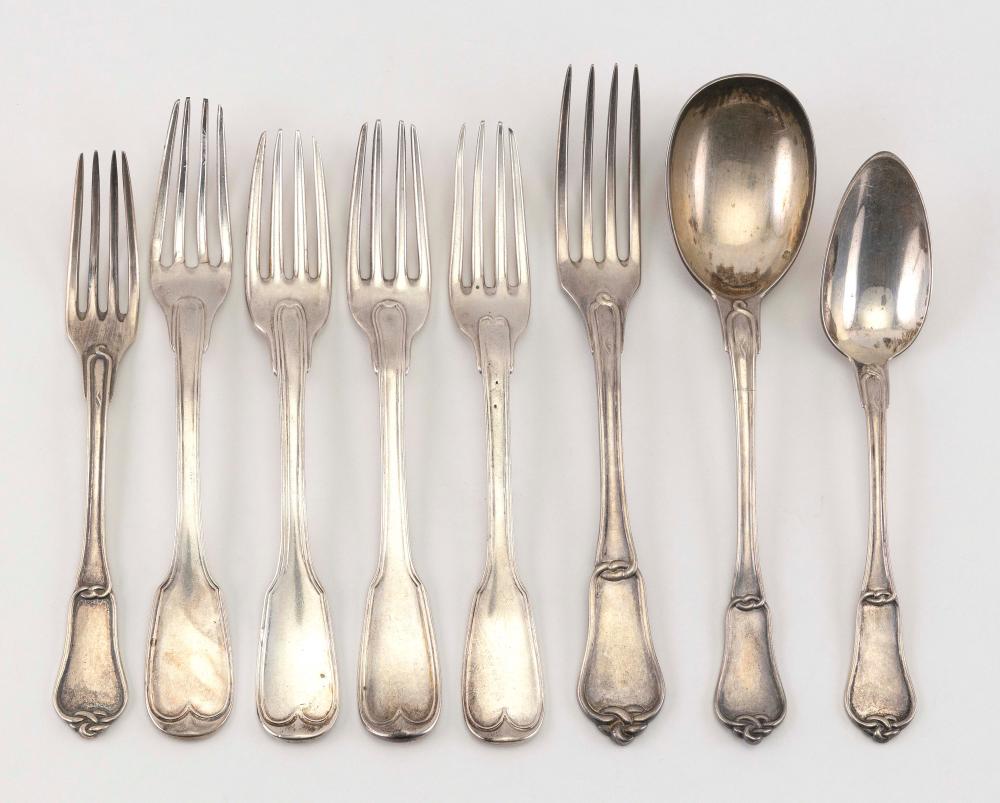 NINETEEN PIECES OF FRENCH SILVER