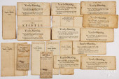 NINETEEN QUAKER YEARLY PRINTED