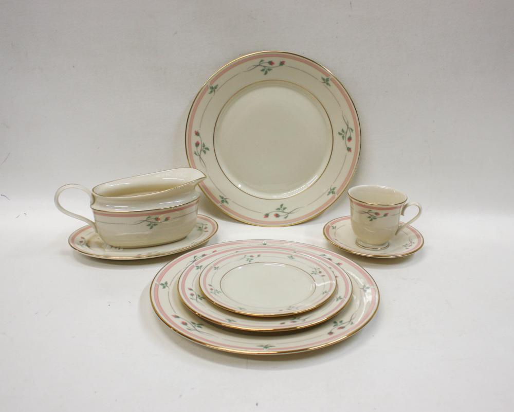 NINETY-EIGHT PIECE LENOX CHINA
