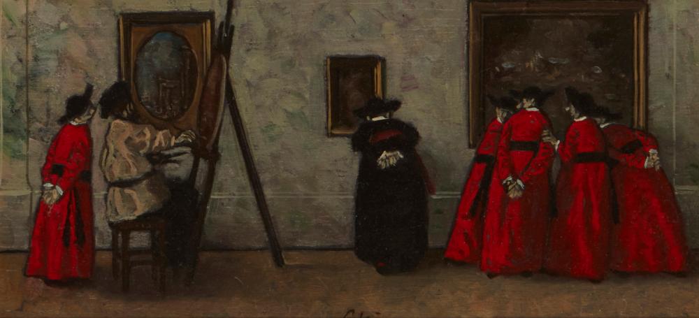 NINO CAFFE (1908-1975), "GALLERIA,"