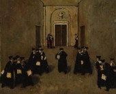 NINO CAFFEE (1908-1975) OIL ON