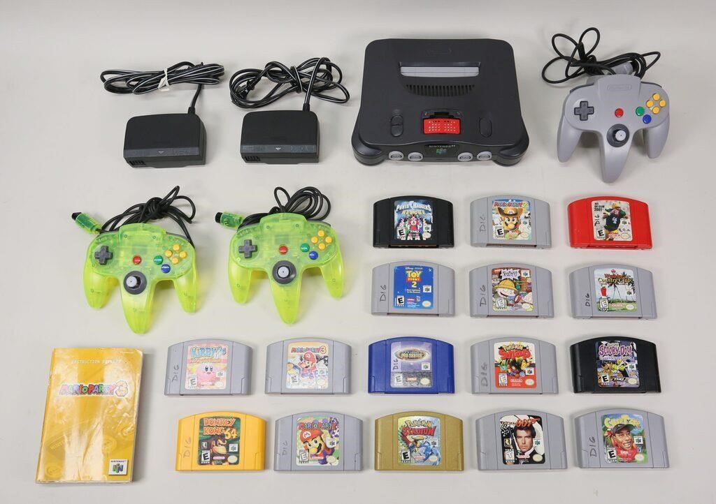 NINTENDO 64, GAMES, MANUALS AND