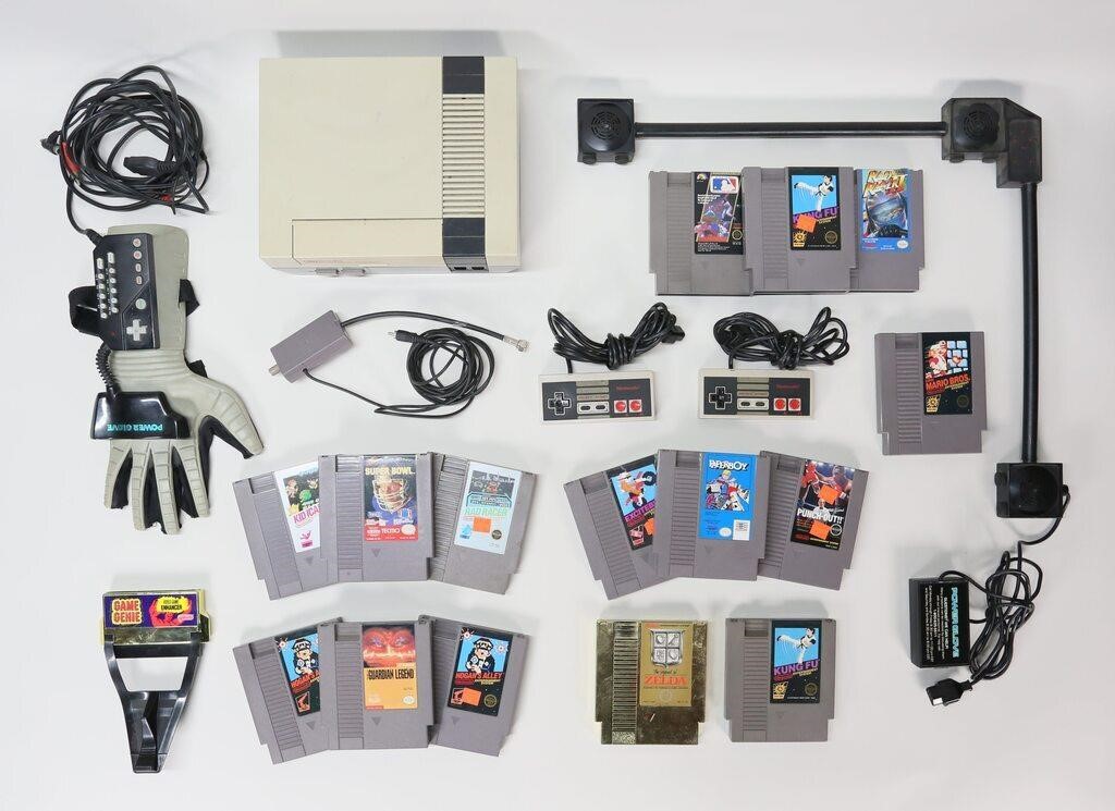 NINTENDO NES, GAMES, AND POWER