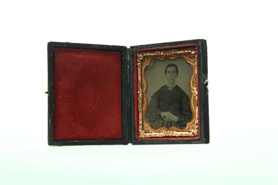 NINTH PLATE TINTYPE PORTRAIT OF A