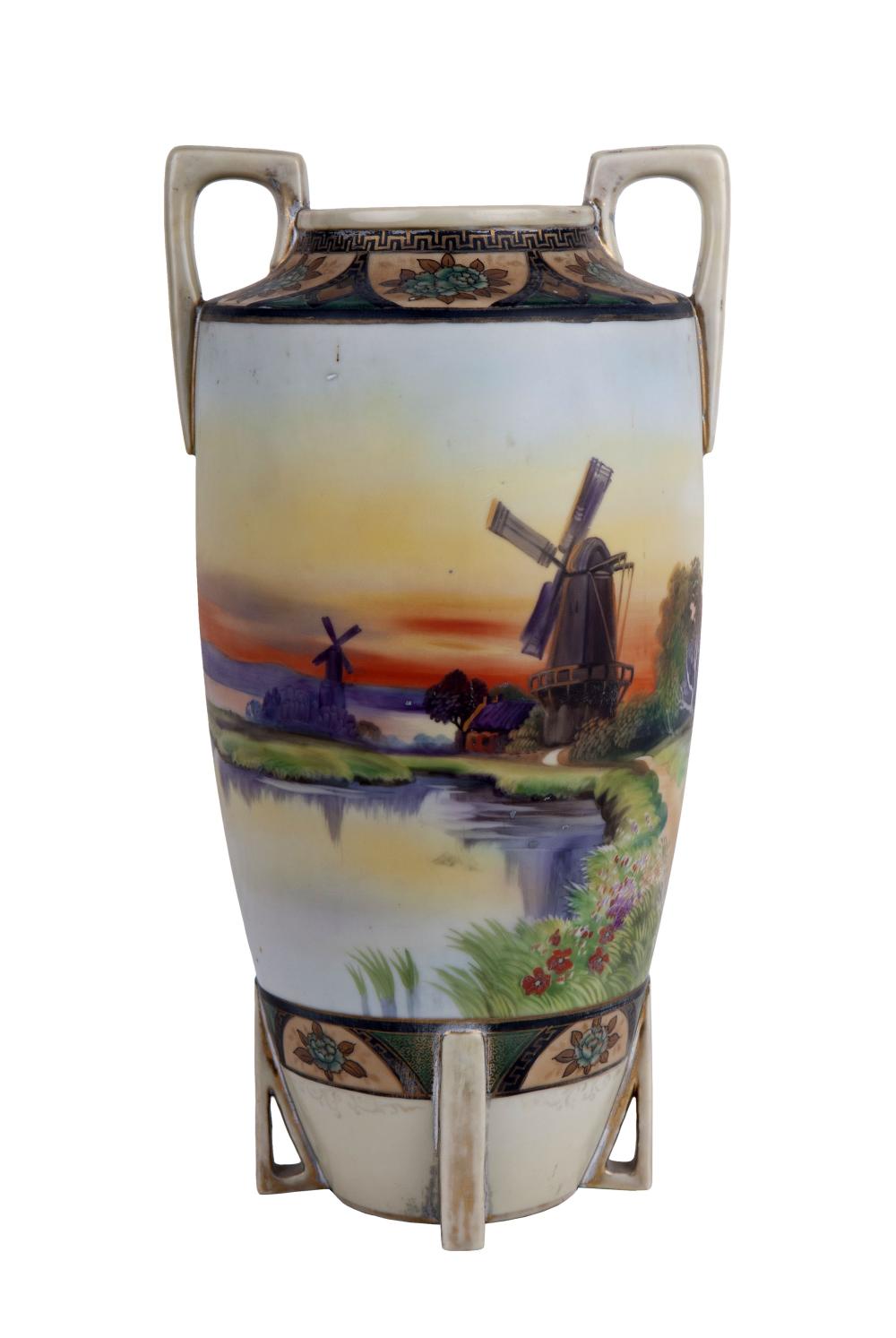 NIPPON DECORATED PORCELAIN VASEwith