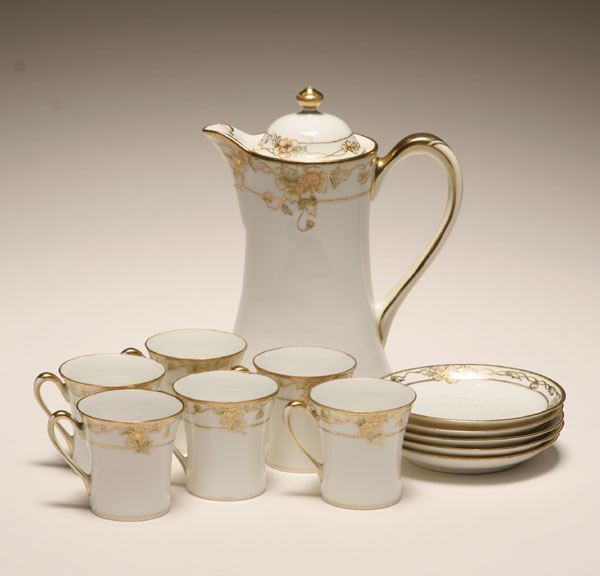 Nippon hand painted and gilt