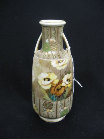 Nippon Handpainted Porcelain Vase