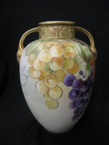 Nippon Handpainted Porcelain Vase
