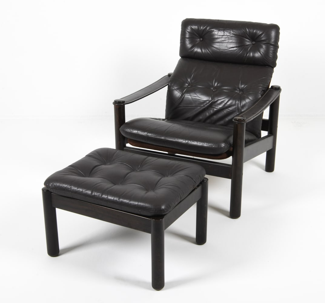 NISSEN & GEHL LEATHER CHAIR &