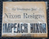 NIXON RESIGNS, WASHINGTON POST