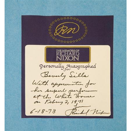 NIXON, RICHARD The Memoirs of