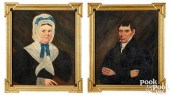 NOAH ALDEN, PAIR OF OIL ON CAN