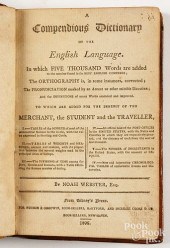 NOAH WEBSTER'S FIRST DICTIONAR