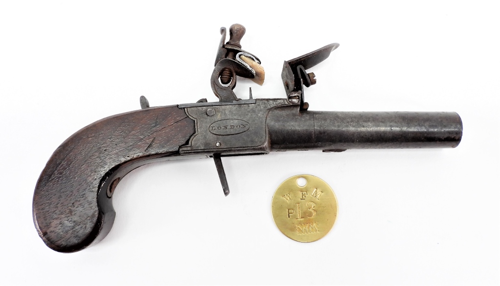 NOCK BOXLOCK FLINTLOCK PISTOL