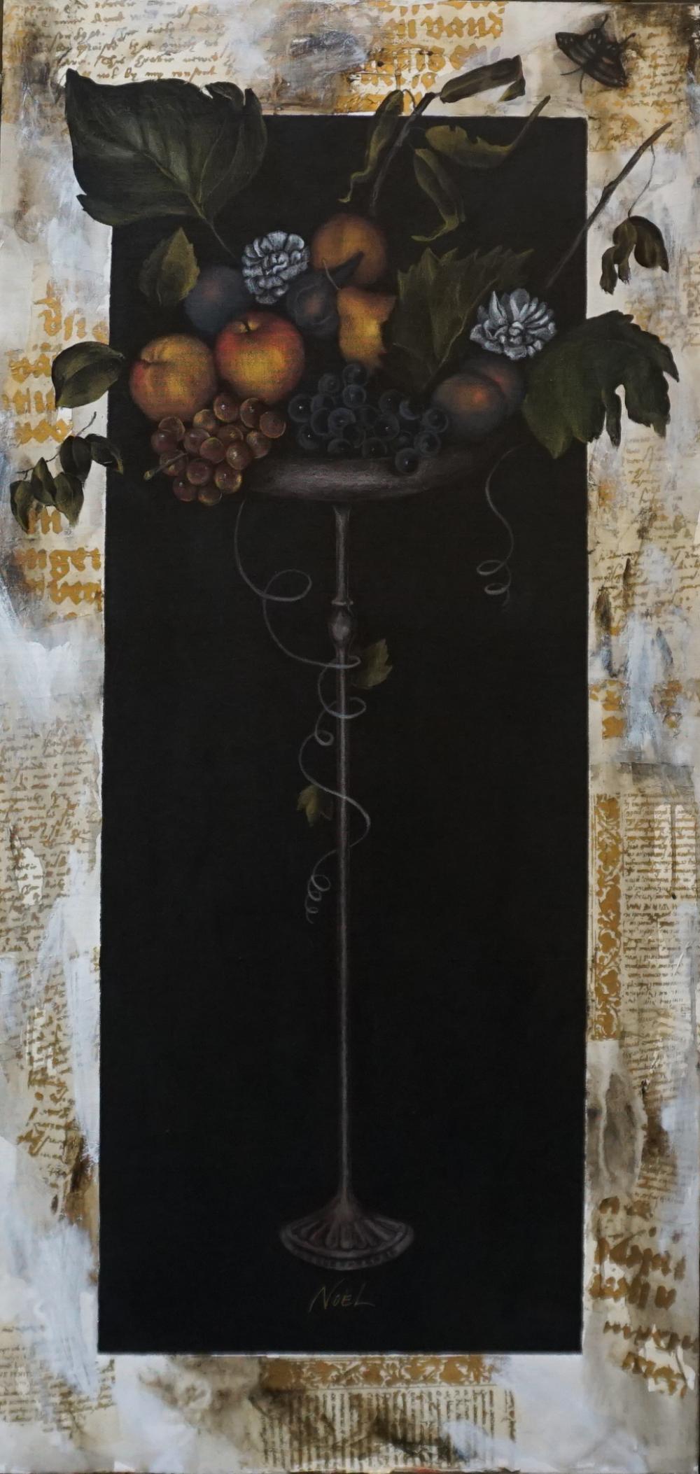 NOEL, MIXED MEDIA ON CANVAS,