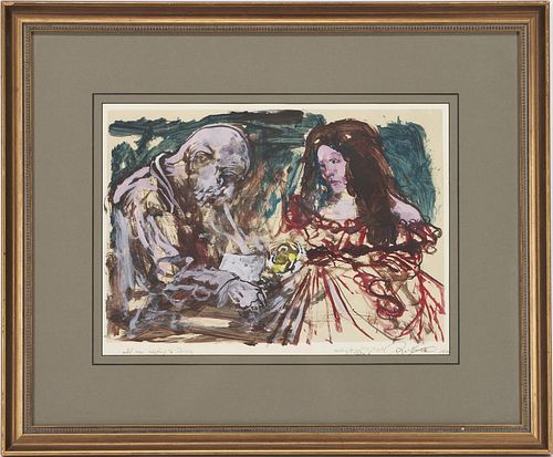 NOEL ROCKMORE PAINTING, OLD MAN