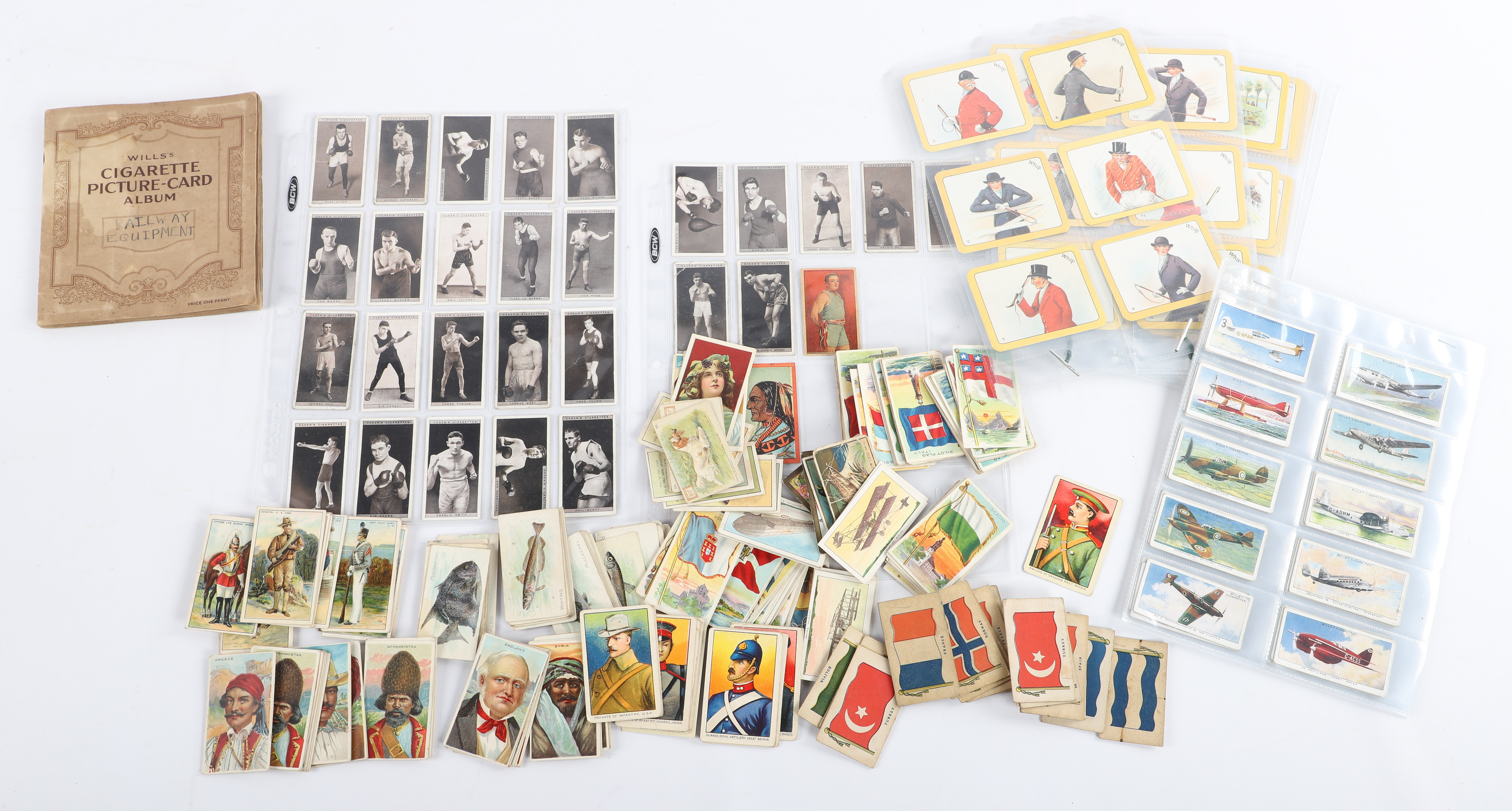 Non-sport tobacco card lot to