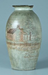 Nonconnah stoneware jar, ovoid