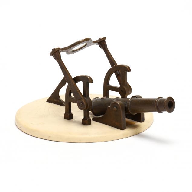 NOON CANNON SUNDIAL Early 20th
