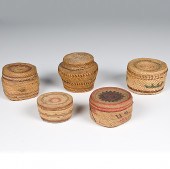 Nootka/ Makah Lidded Baskets g