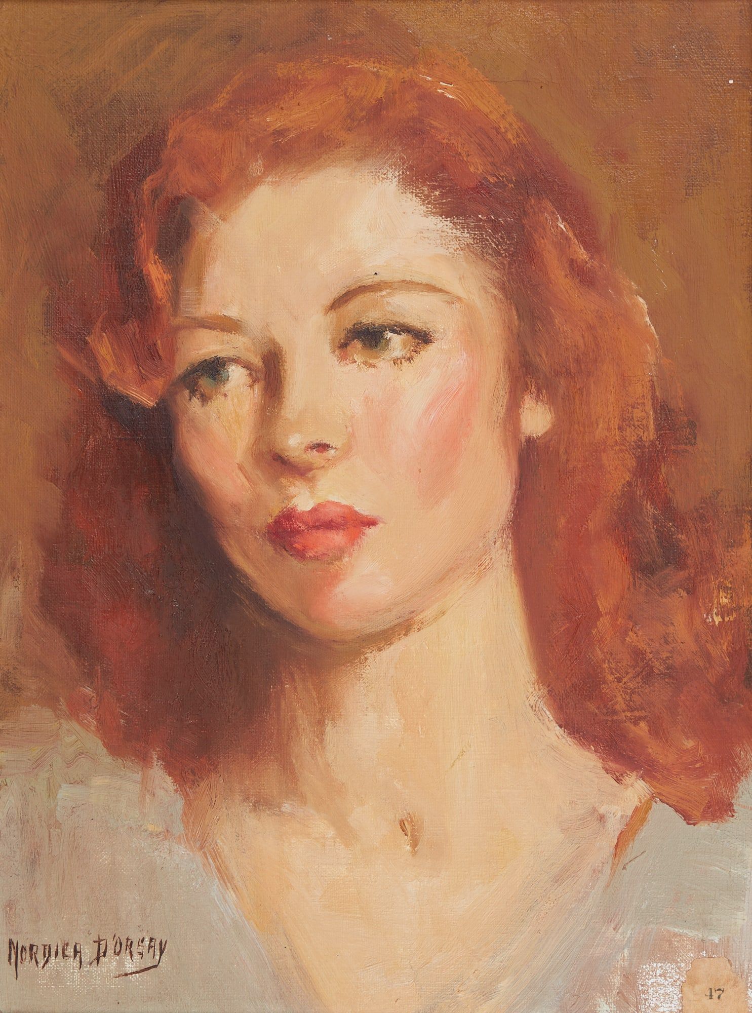 NORDICA ABBOTT D'ORSAY, PORTRAIT OF