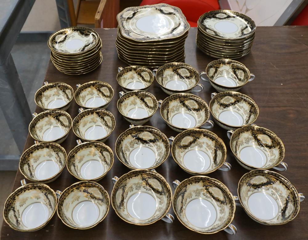 NORITAKE GILT AND FLORAL
