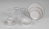 NORITAKE IVORY PLATINUM RIM FI