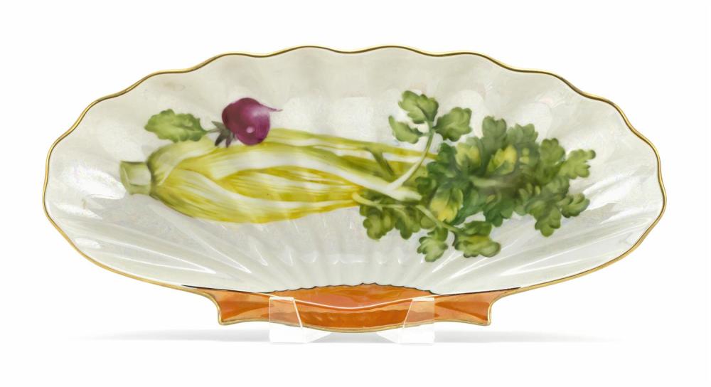 NORITAKE PORCELAIN CELERY DISH IN