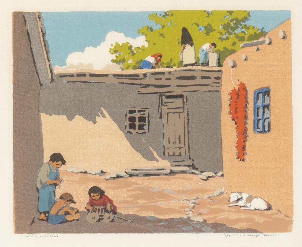 NORMA BASSETT HALL, WORK AND