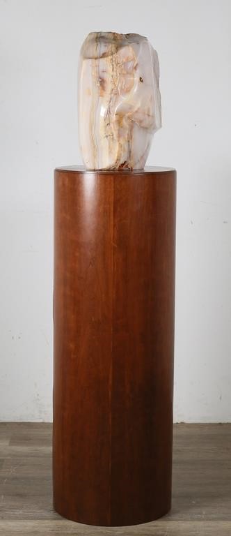 NORMA FLANNAGAN ONYX SCULPTURE ON