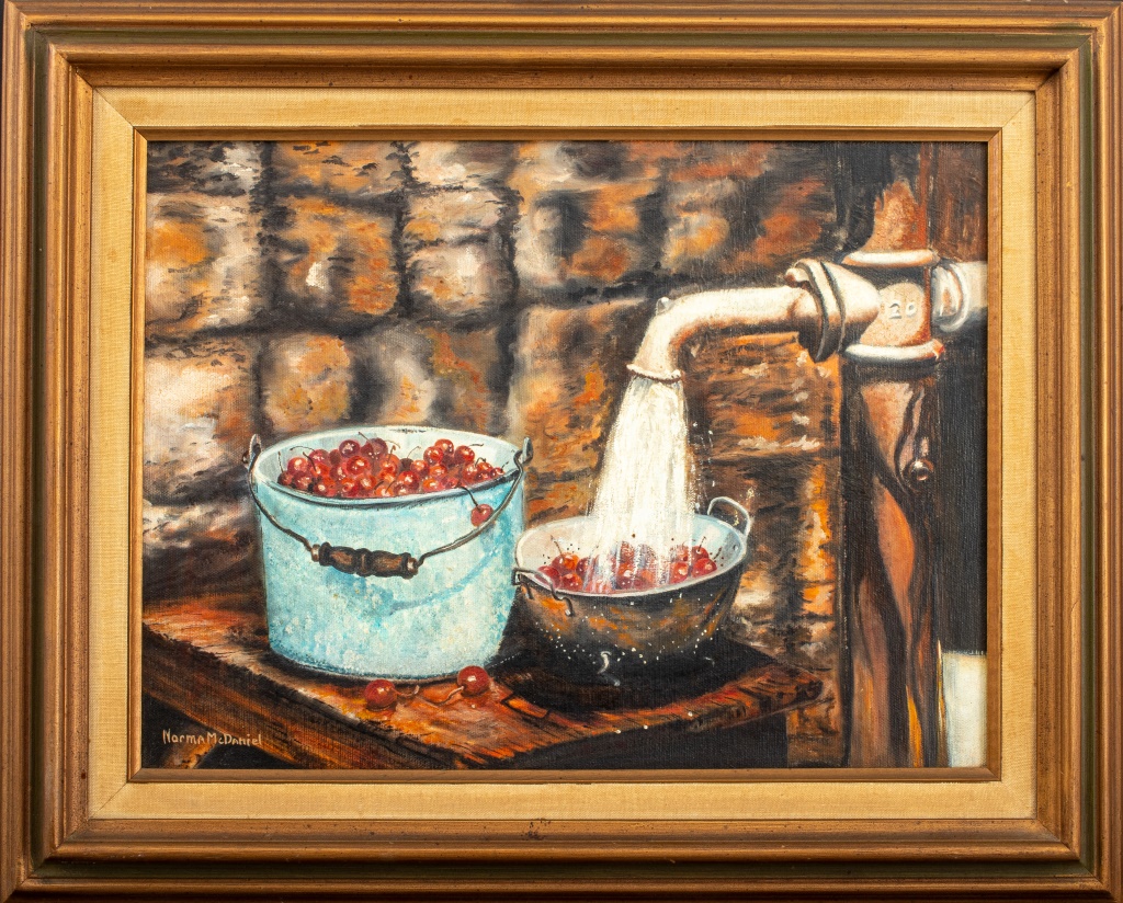 NORMA MCDANIEL OIL ON CANVAS OF
