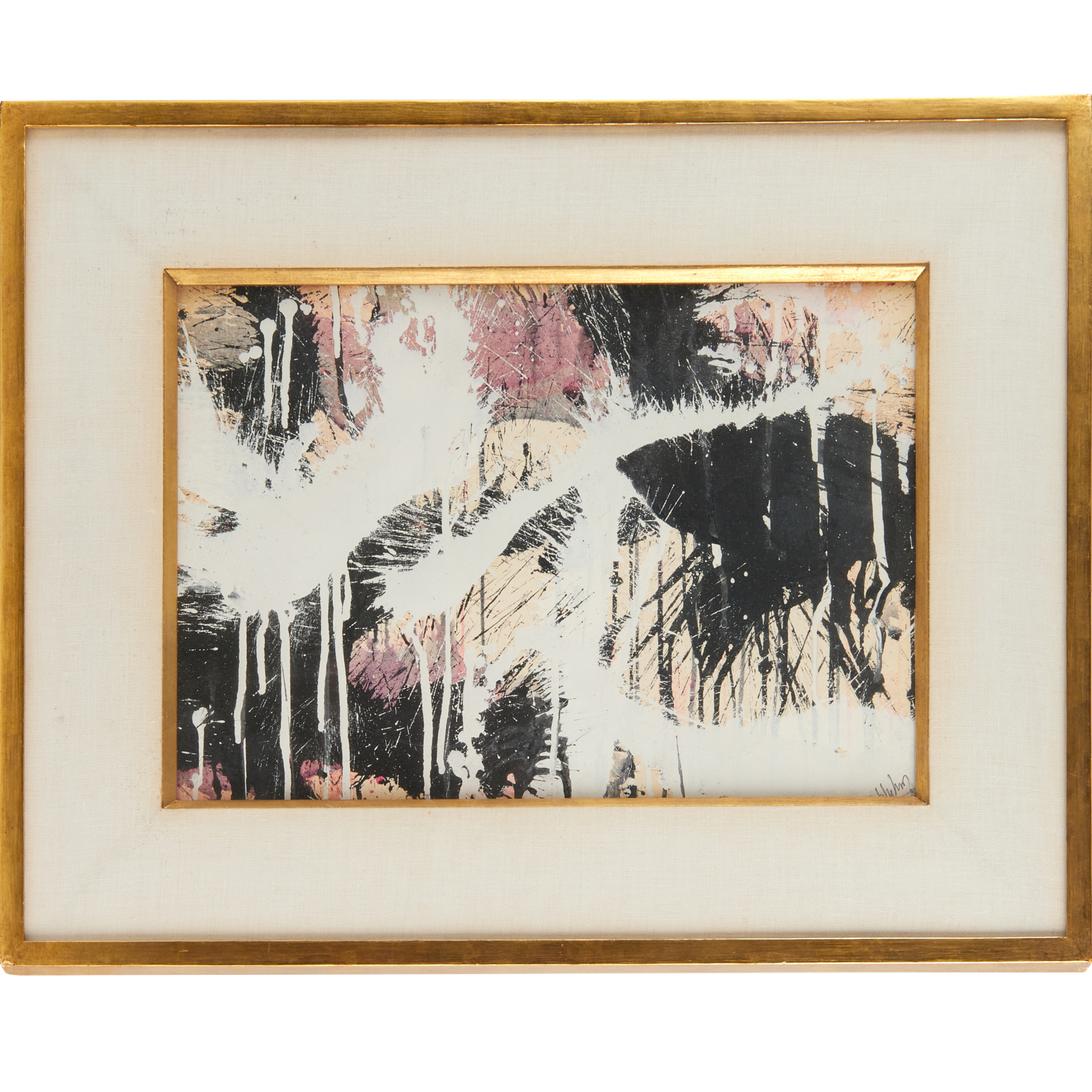 NORMAN BLUHM, GOUACHE ON PAPER,