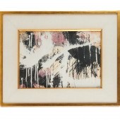 NORMAN BLUHM, GOUACHE ON PAPER