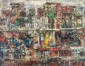NORMAN CARTON 'ABSTRACT CITYSC
