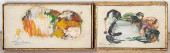 NORMAN CARTON ABSTRACT MINIATU