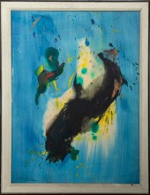 NORMAN CARTON "NOCTURNE" ABSTR