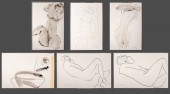 NORMAN CARTON NUDE WOMAN INK O