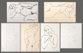 NORMAN CARTON NUDE WOMAN INK O